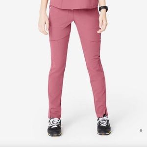 Figs Mauve Kochi Skinny Scrub Pants
